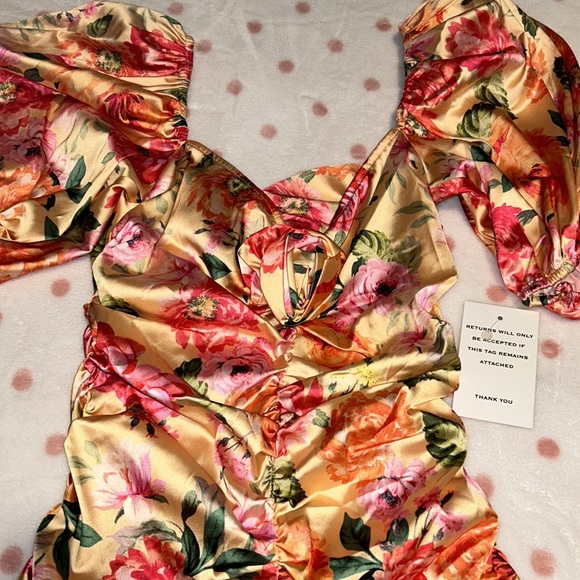 BRAND NEW For Love and Lemons Versilla Mini Dress - Picture 2 of 10